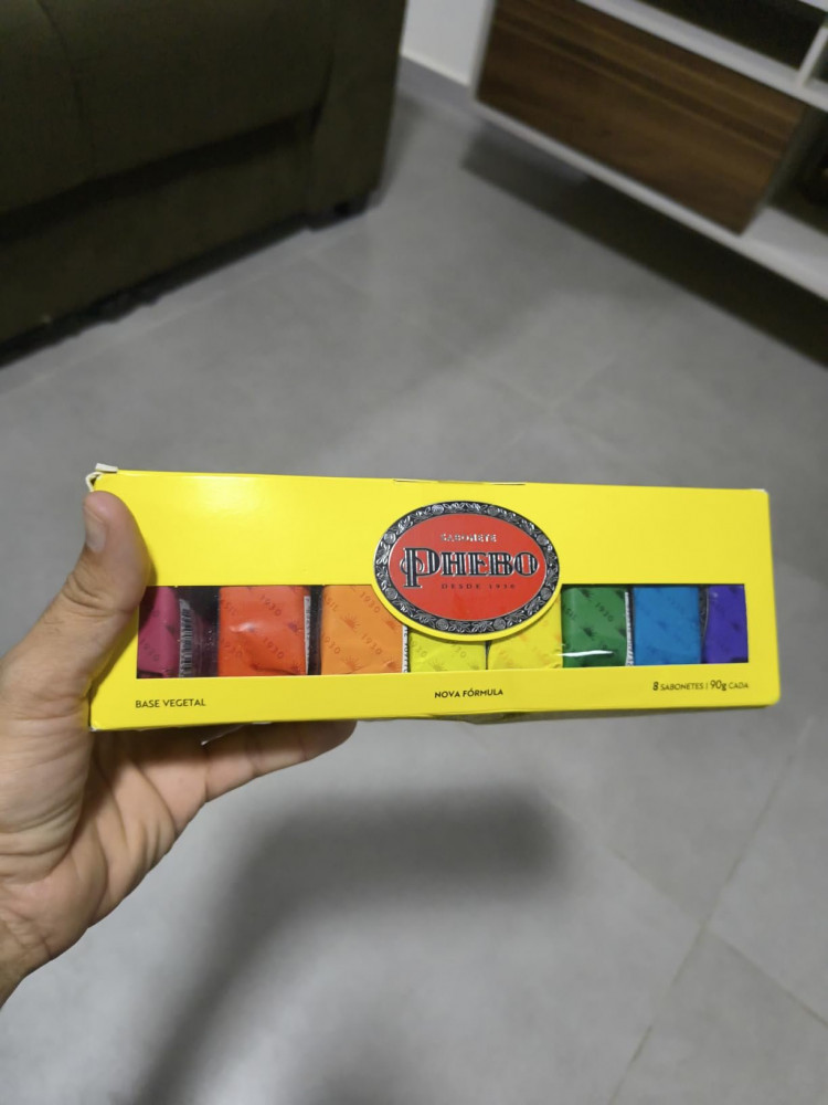 Kit Sabonete PHEBO Amarelo 720g