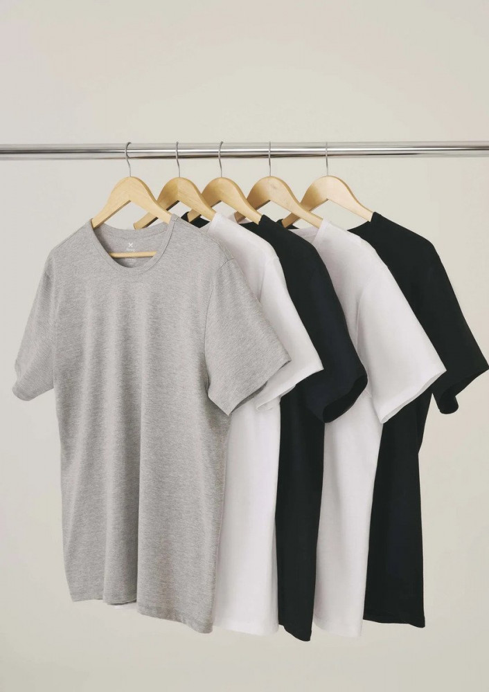 Kit 5 Camisetas Masculinas Slim Hering