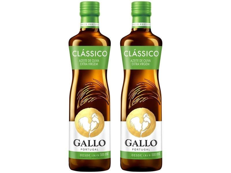 Kit Azeite de Oliva Gallo Clássico Extravirgem - 500ml