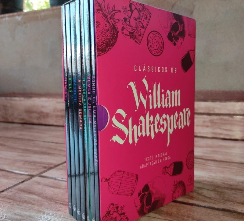 Box Clássicos de William Shakespeare (Adaptadas em Prosa) - 7 Livros