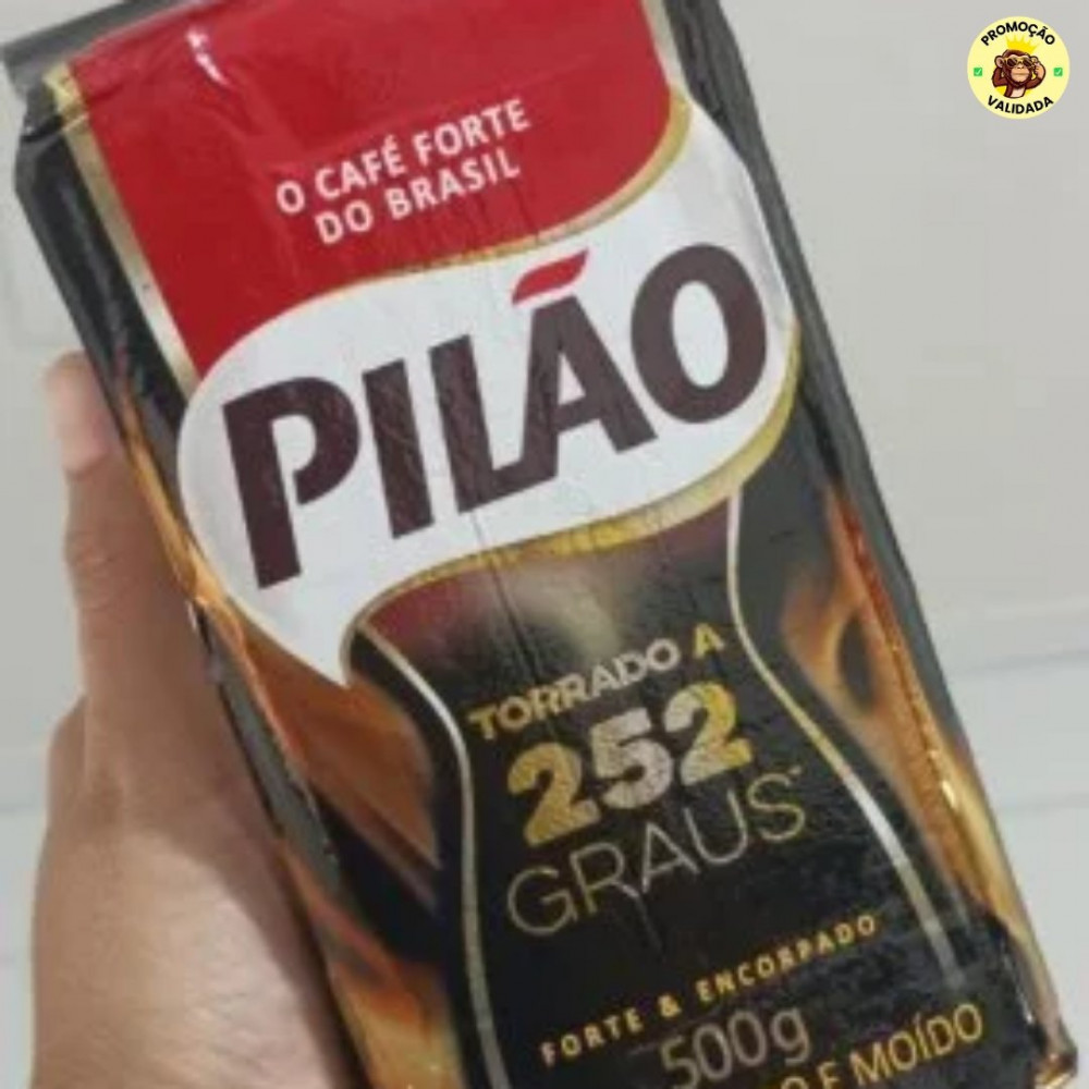 Café Pilão Torrado e Moído 252 Graus Vácuo