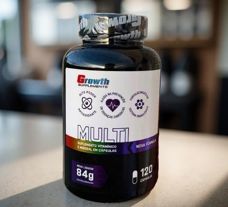 Multivitamínico 120 Cáps. Growth Supplements