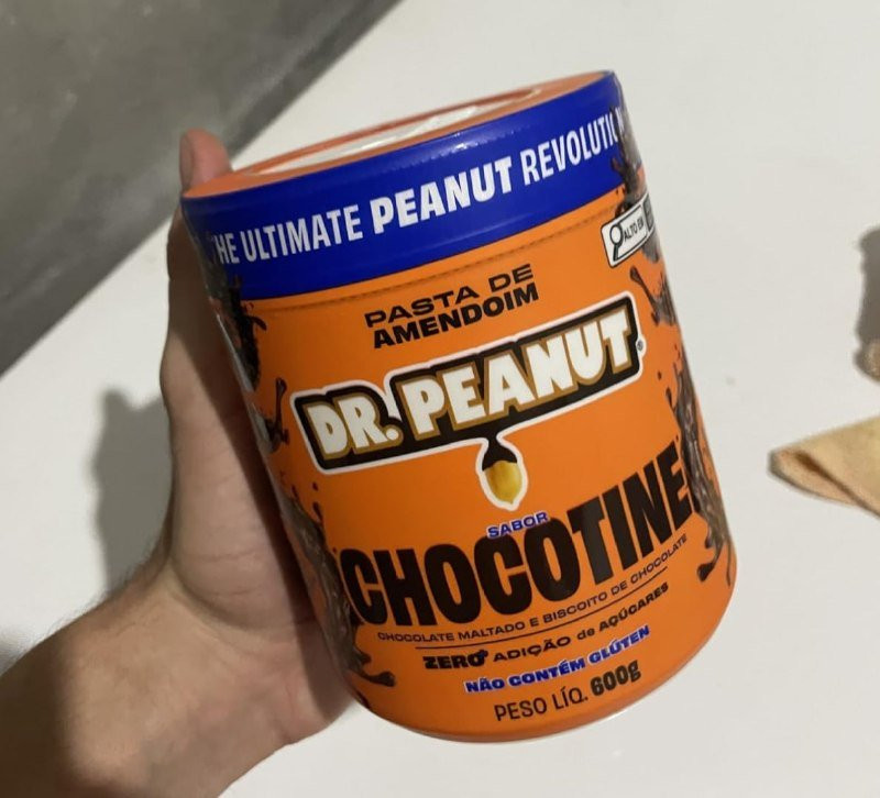 Pasta de Amendoim DR. Peanut Sabor Chocotine 600g