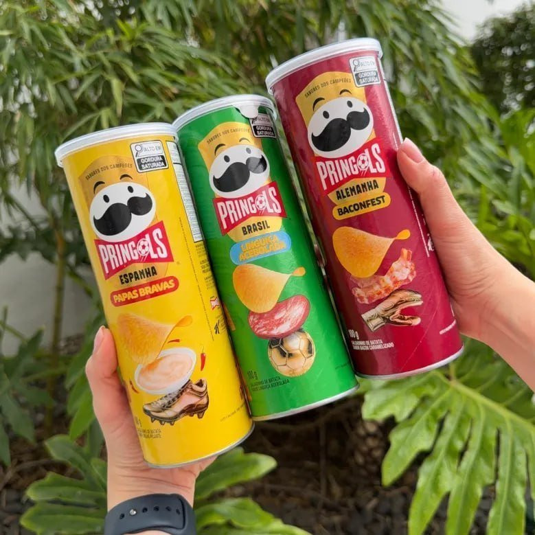 Salgadinho Pringles Tripack Festa do Futebol