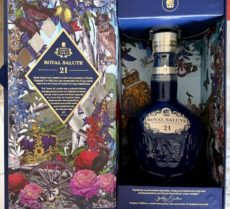 Whisky Royal Salute 21 anos The Signature Blend Escocês 700ml
