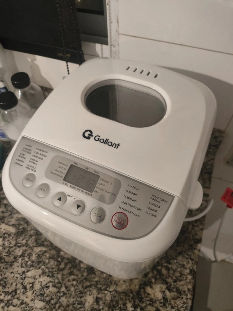 Panificadora 19 Programas Gallant 600w 220v