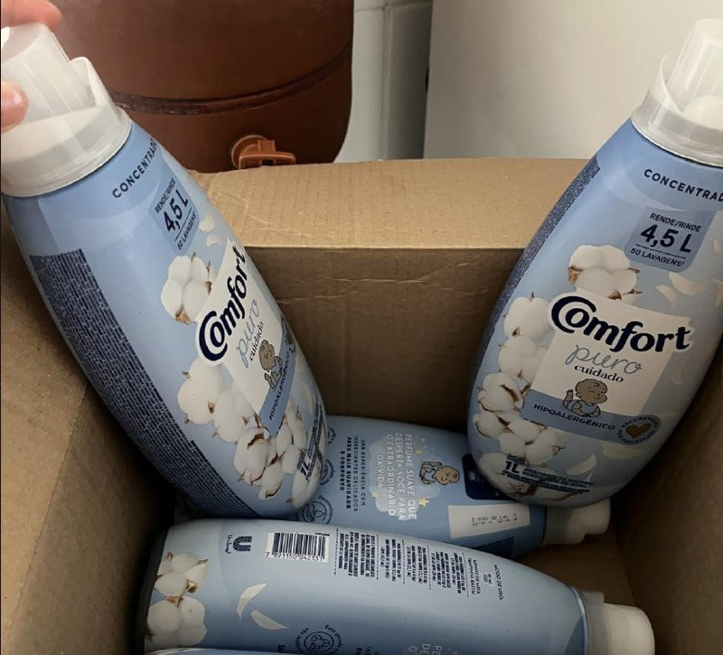 Amaciante Concentrado Comfort Puro Cuidado 1L
