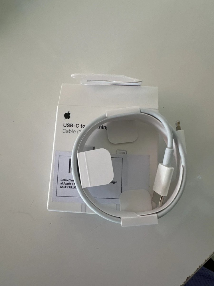 Cabo Carregador Lightning Tipo C Original Apple 1m