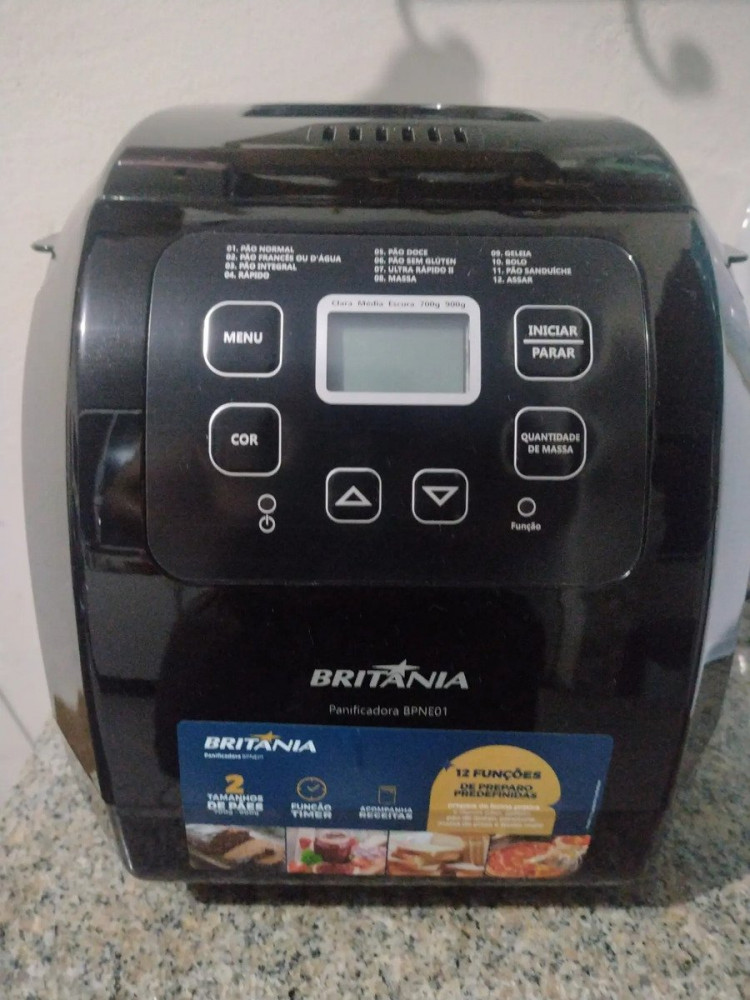 Panificadora Britânia Digital 12 Programas 3L