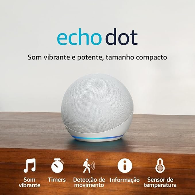 Echo Dot (Geração mais recente) - Smart Speaker