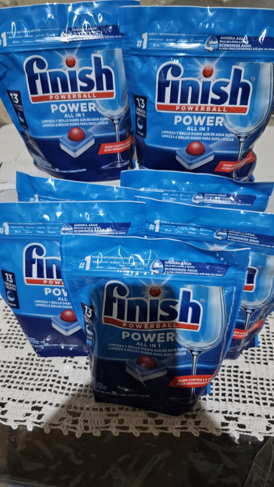 Finish Powerball Detergente Lava Louças 91 Tabletes