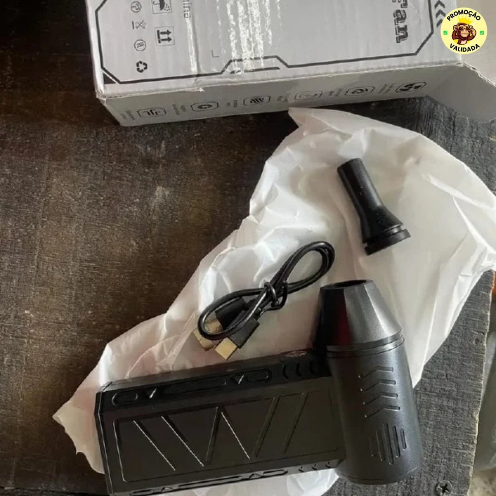 Mini Ventilador Soprador Ar Turbo